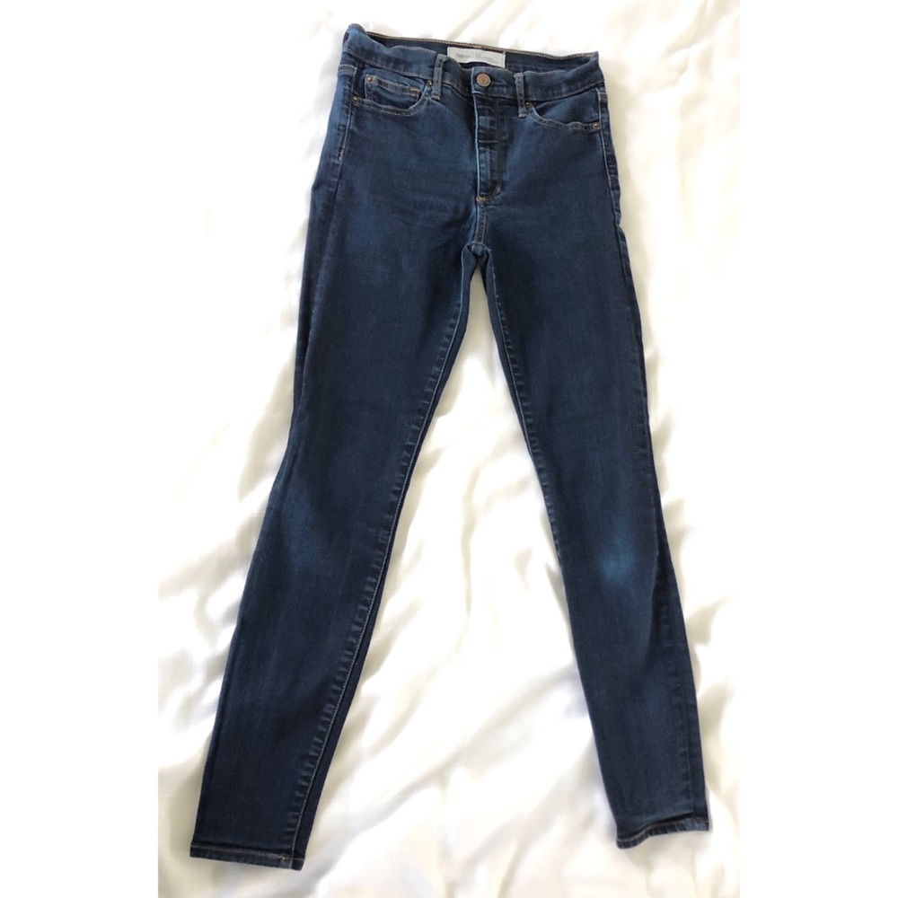 Gap high rise skinny jeans